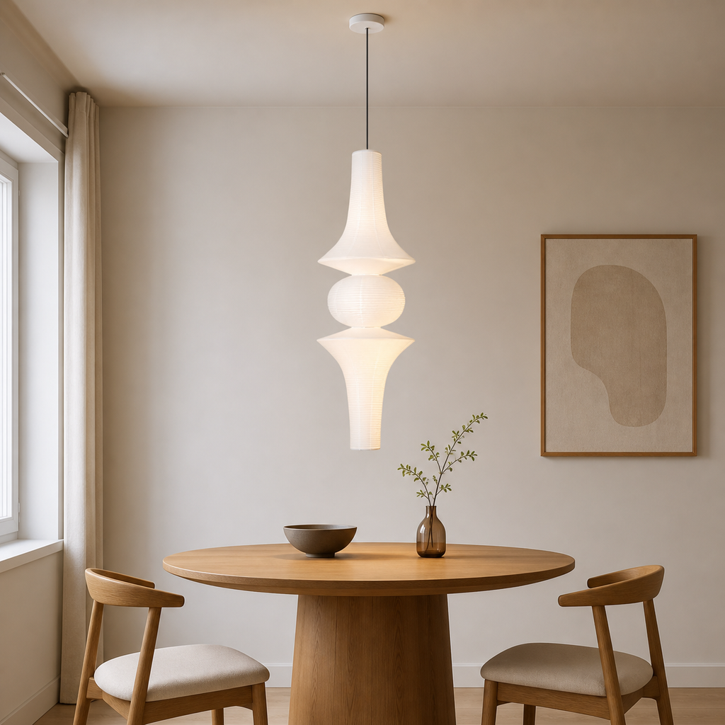 Akari Dia 16.9 by H 51.2 inch rice paper pendant light
