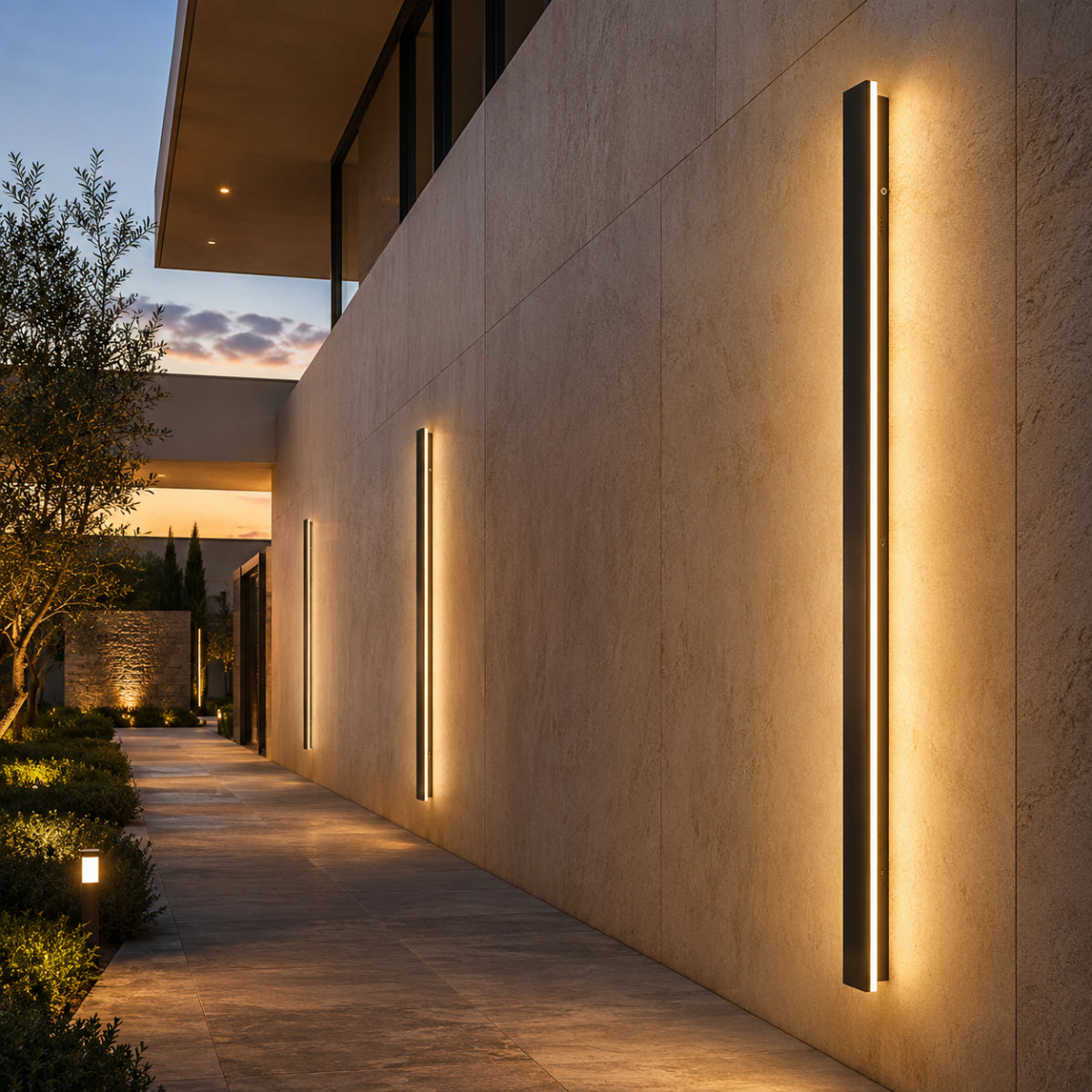 Avrn Aetheria slim wall light for entryway