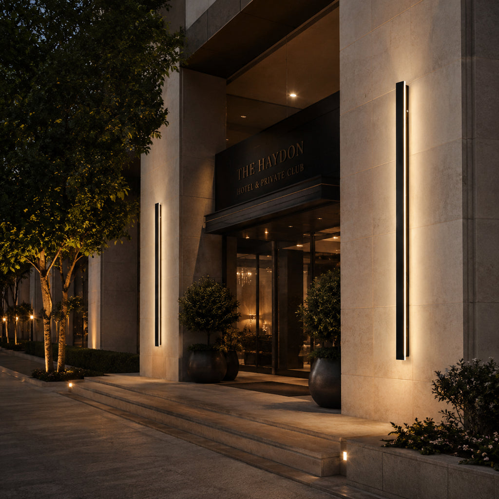 Avrn Aetheria waterproof LED wall light detail