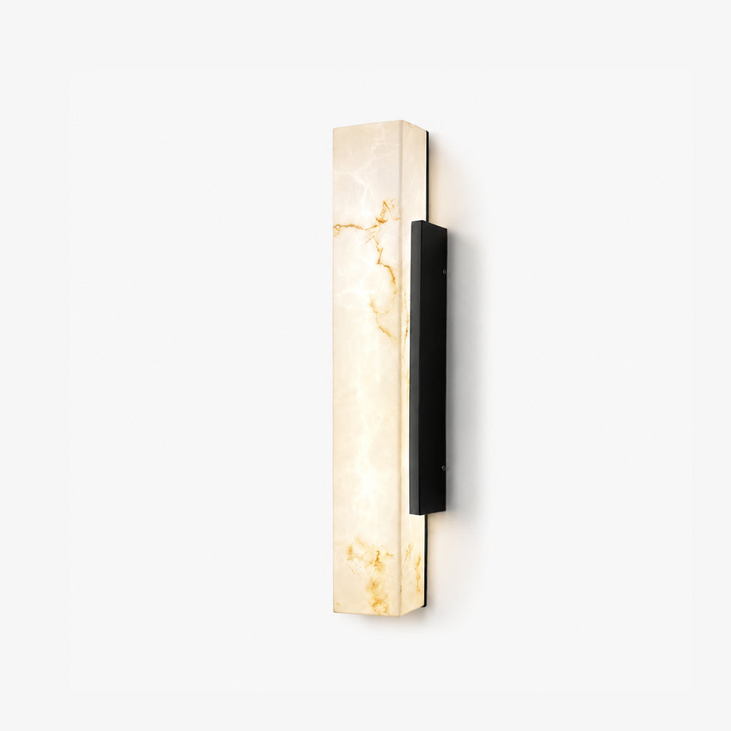 Alura modern outdoor wall light installed on exterior wall