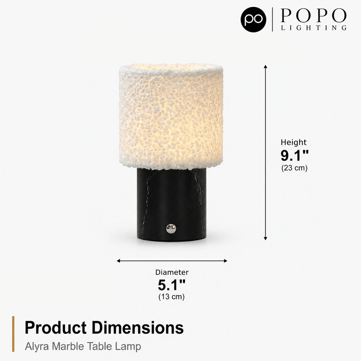 Alyra Marble Table Lamp 2
