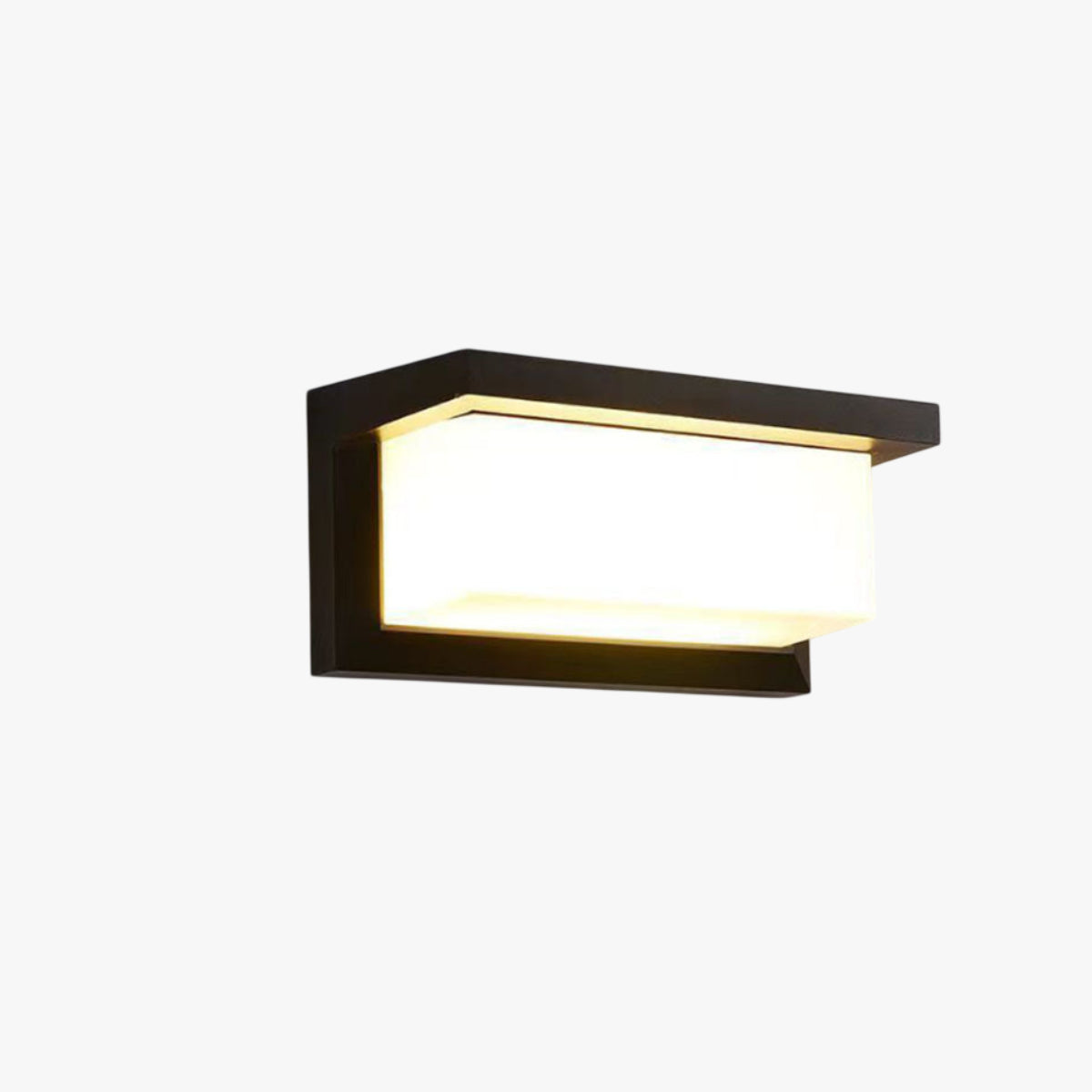 Apex modern outdoor wall light installed on exterior wall