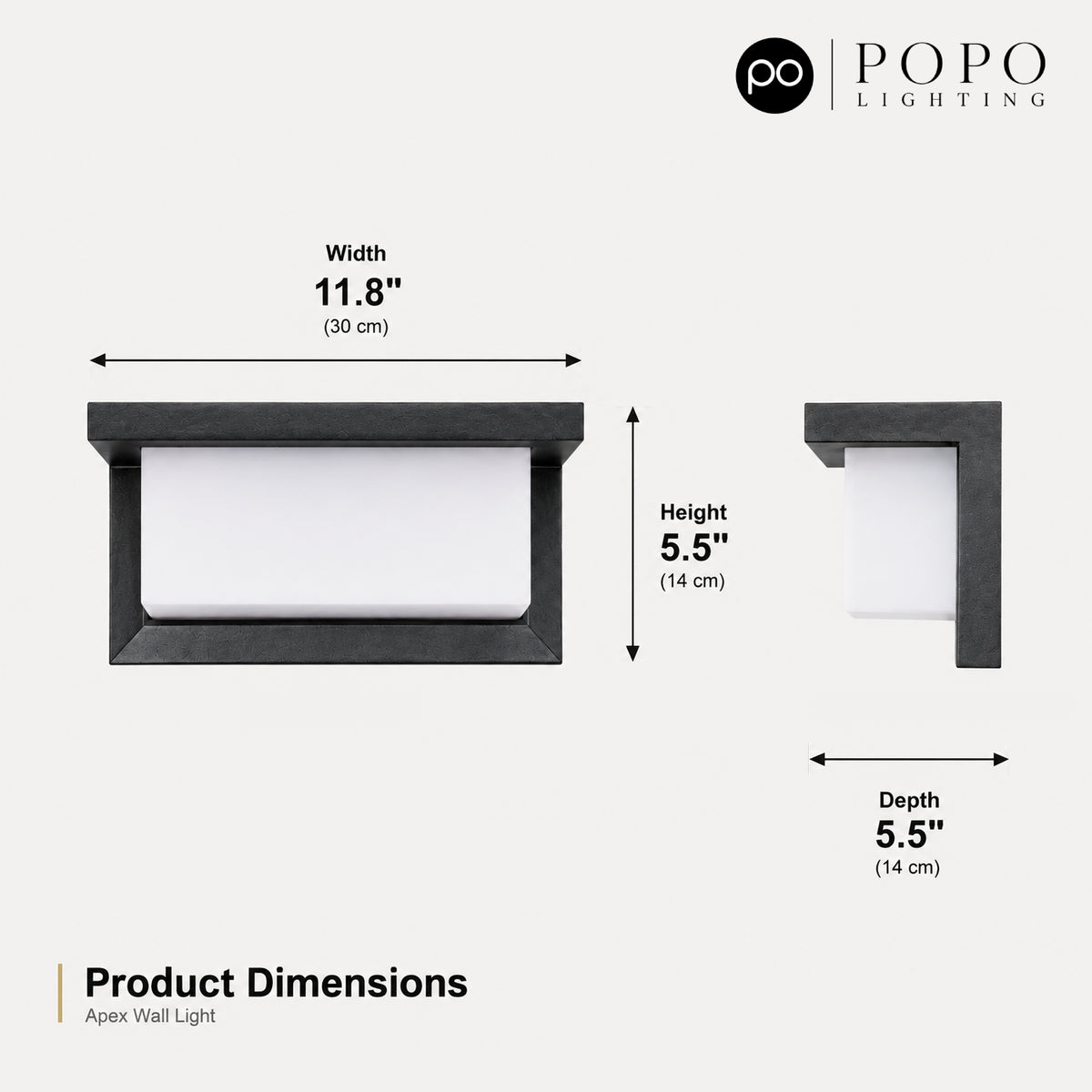 Apex Outdoor Wall Light 9