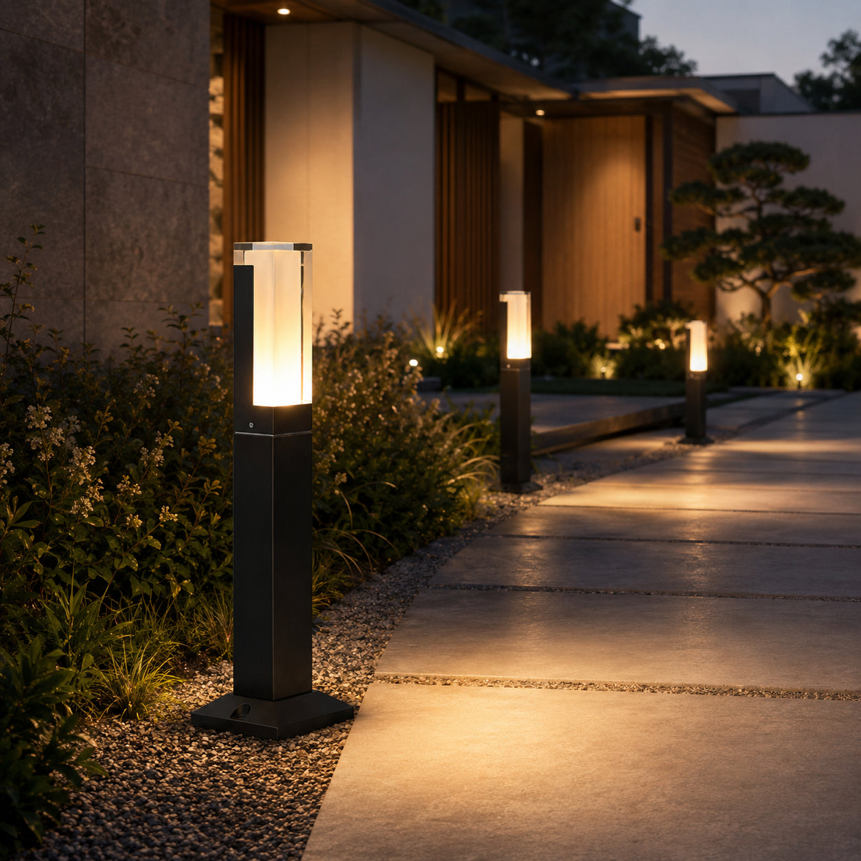 Avrn Aurex LED bollard landscape light