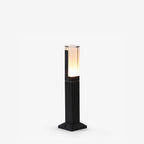 Avrn Aurex geometric landscape lighting installed