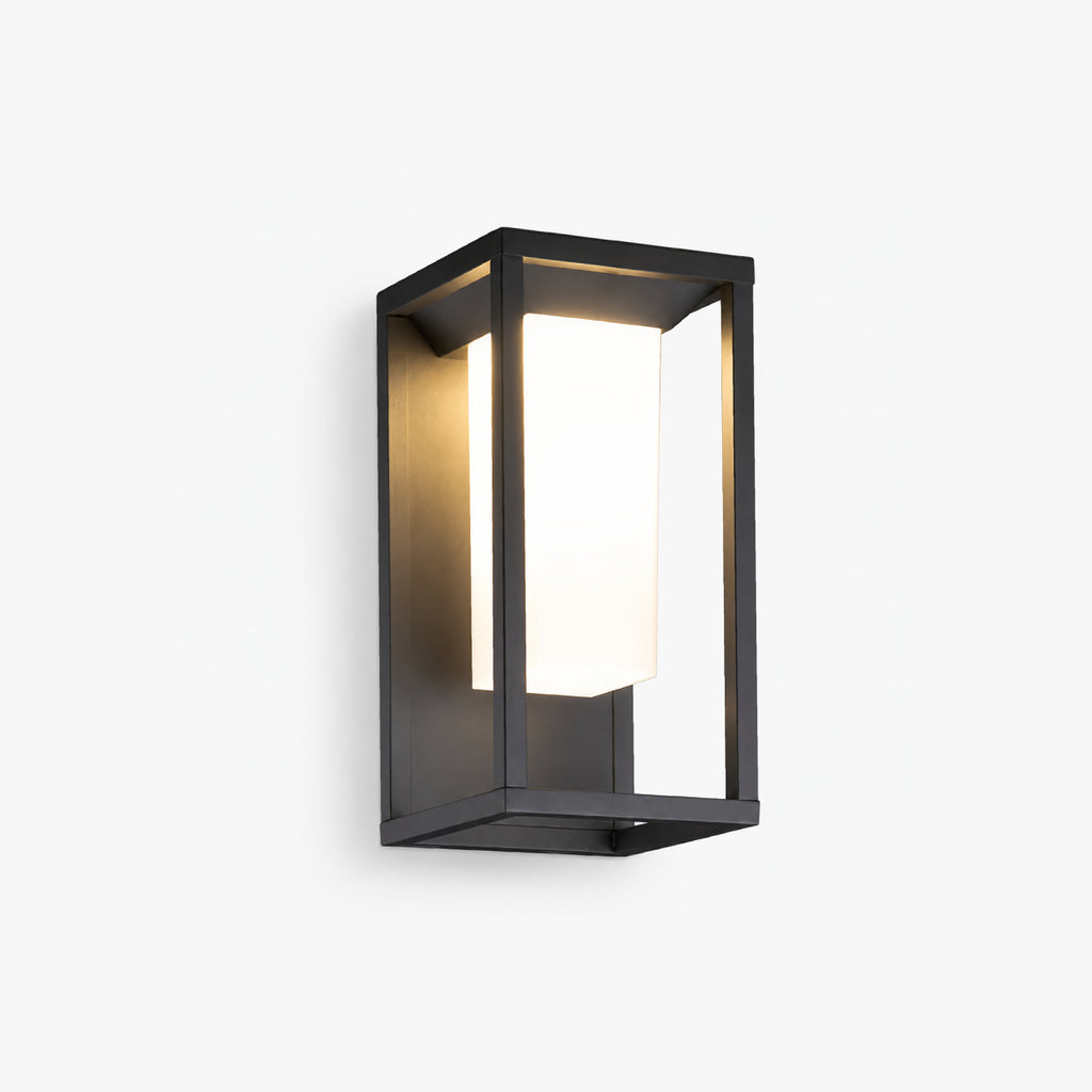 Avrn modern exterior wall light for porch, patio, or entryway
