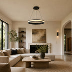 Avrn Ciralyn black and white chandelier detail