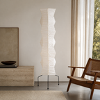 Akari 14A Wide rice paper floor lamp in daylight