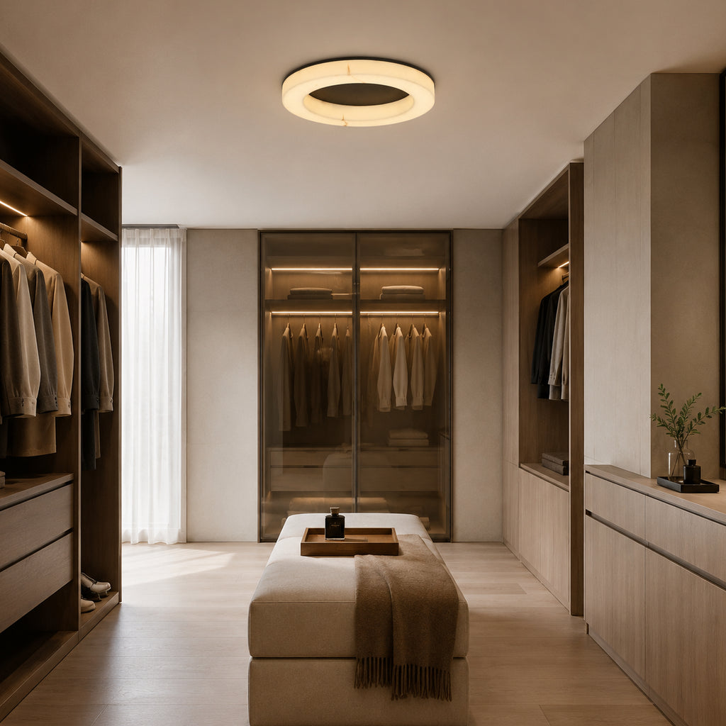 Avrn Liora 19.7 inch resin ring ceiling light