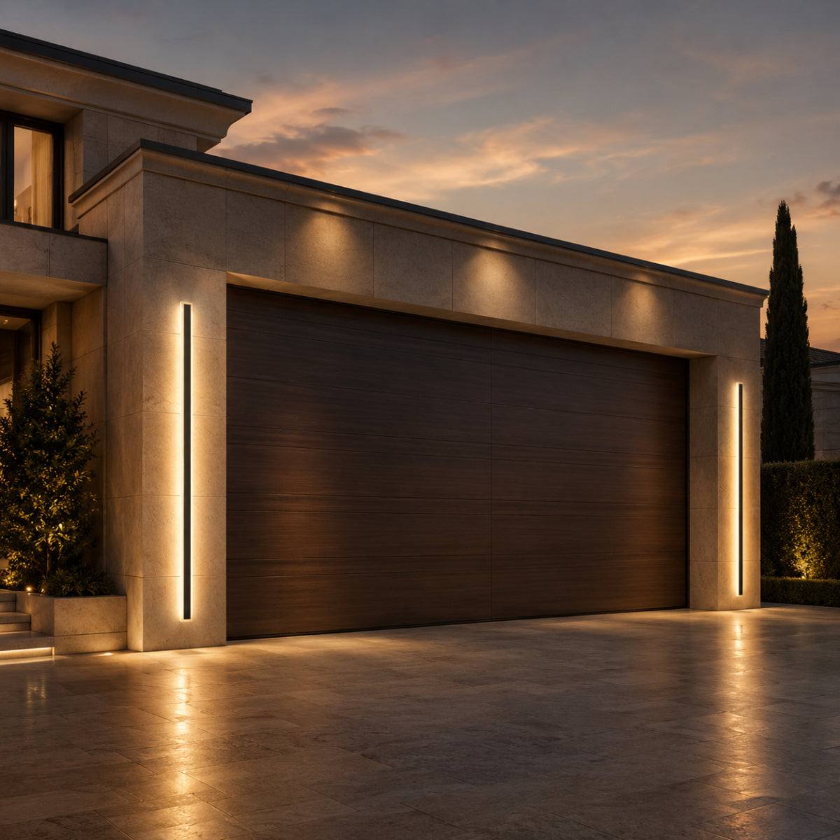 Avrn Luminova linear wall light for entryway