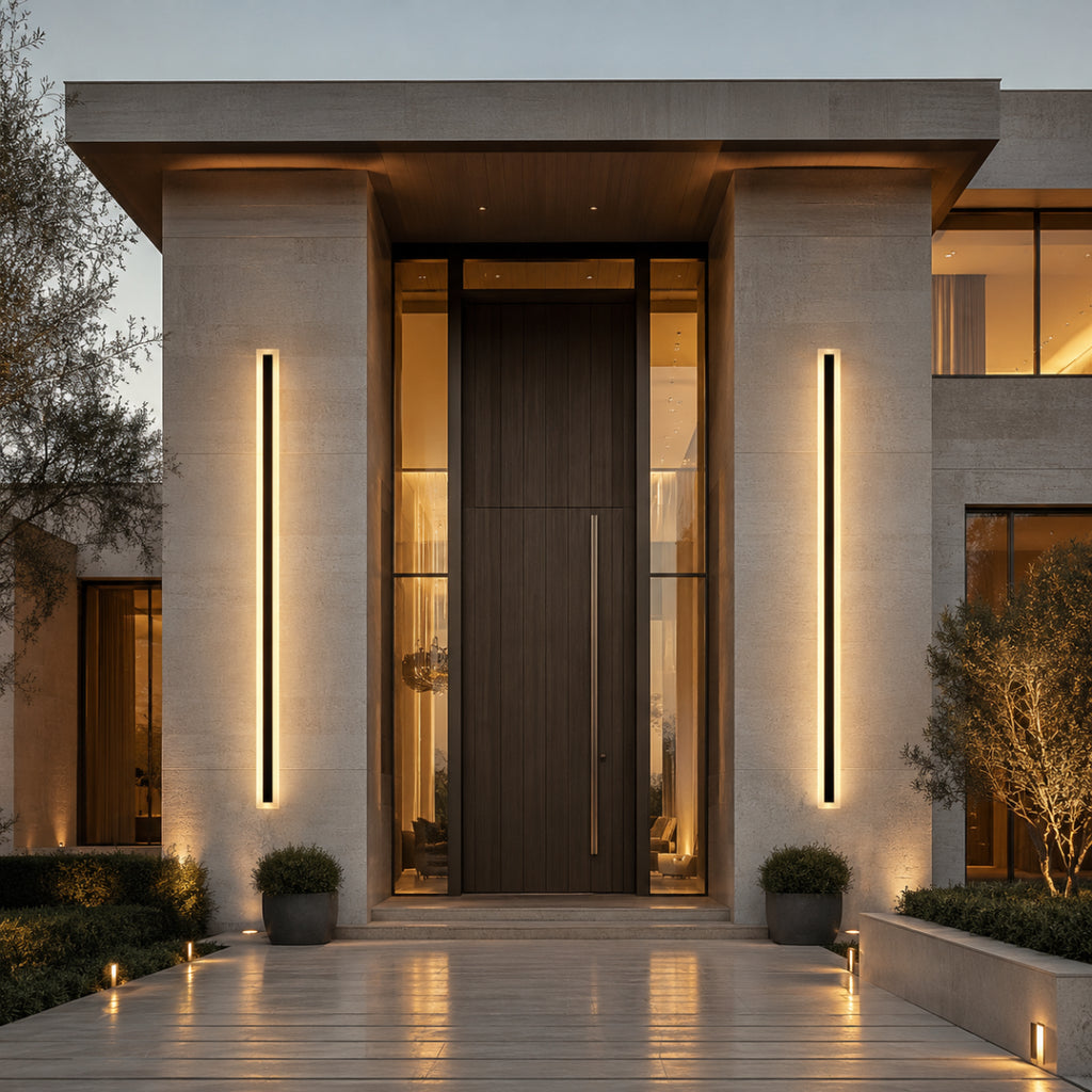 Avrn Luminova slim outdoor LED wall light