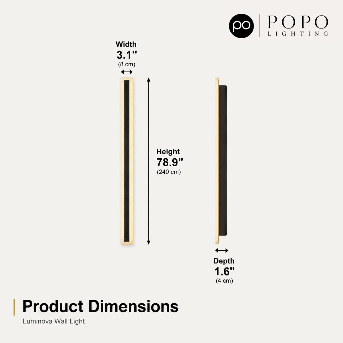 Luminova Elongated Wall Light 16