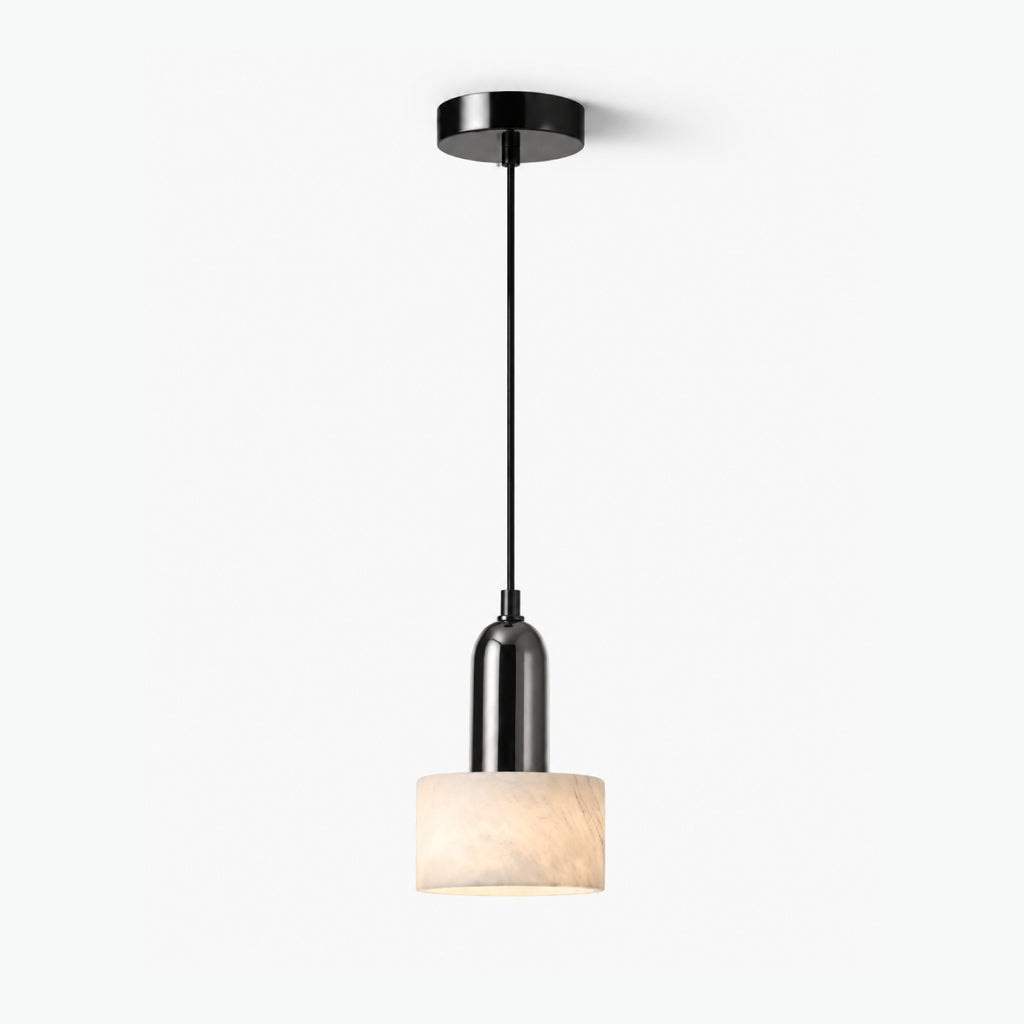 Avrn Norell modern alabaster pendant lamp detail