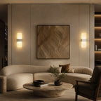 Novae silver modern wall lamp for bedroom