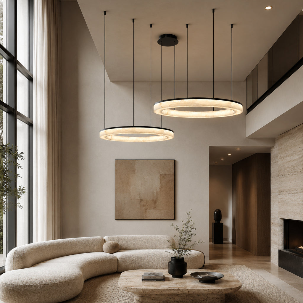 Avrn Novera modern dining room ring chandelier