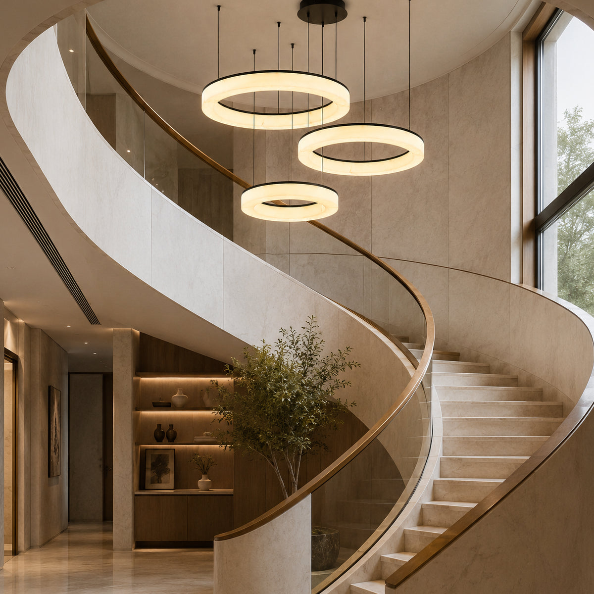 Avrn Novera 31.5 23.6 15.7 inch chandelier