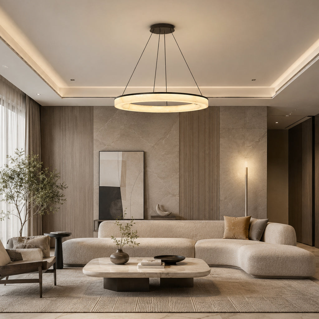 Avrn Novera dimmable circular chandelier