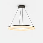 Avrn Novera minimalist LED chandelier detail