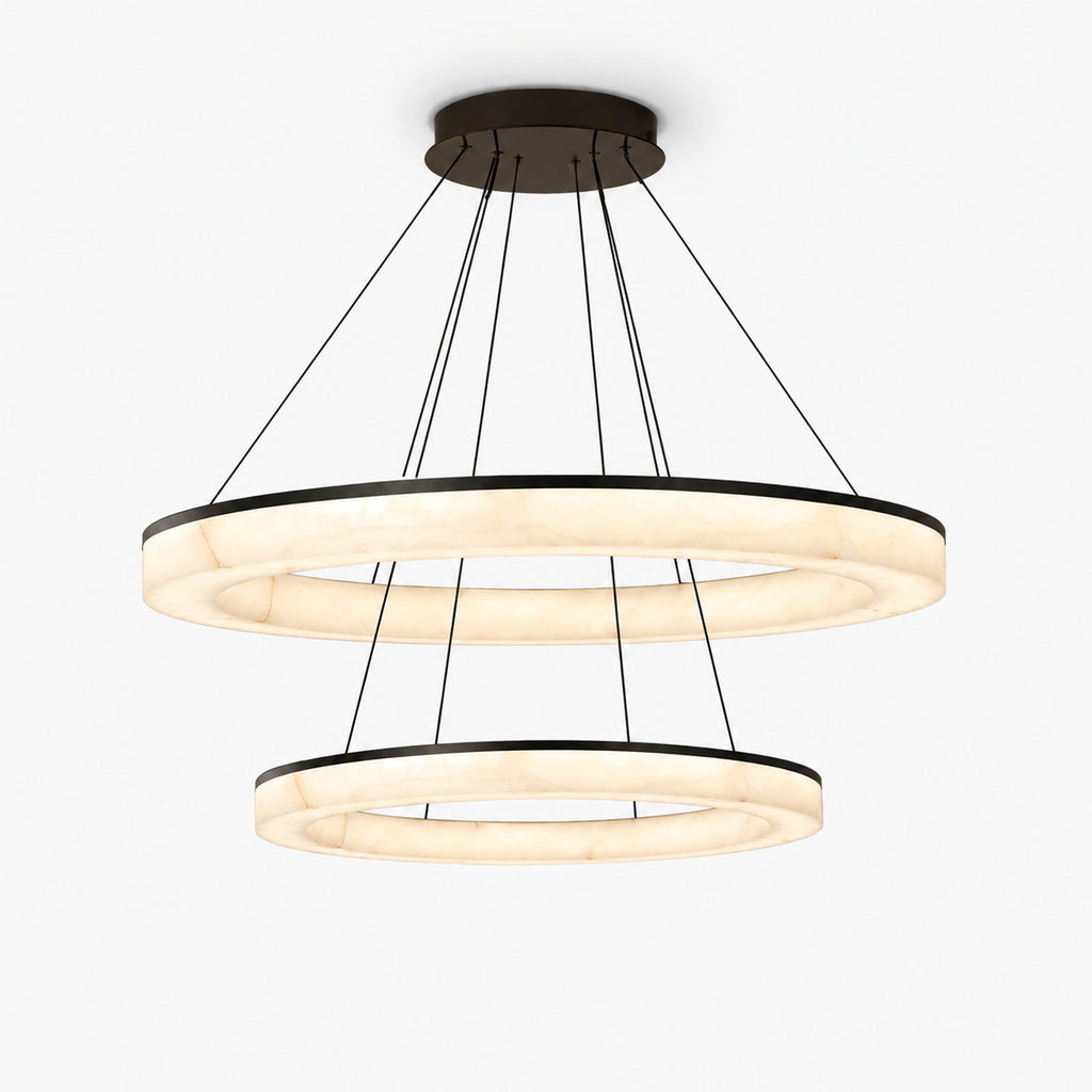 Avrn Novera black suspension double ring light