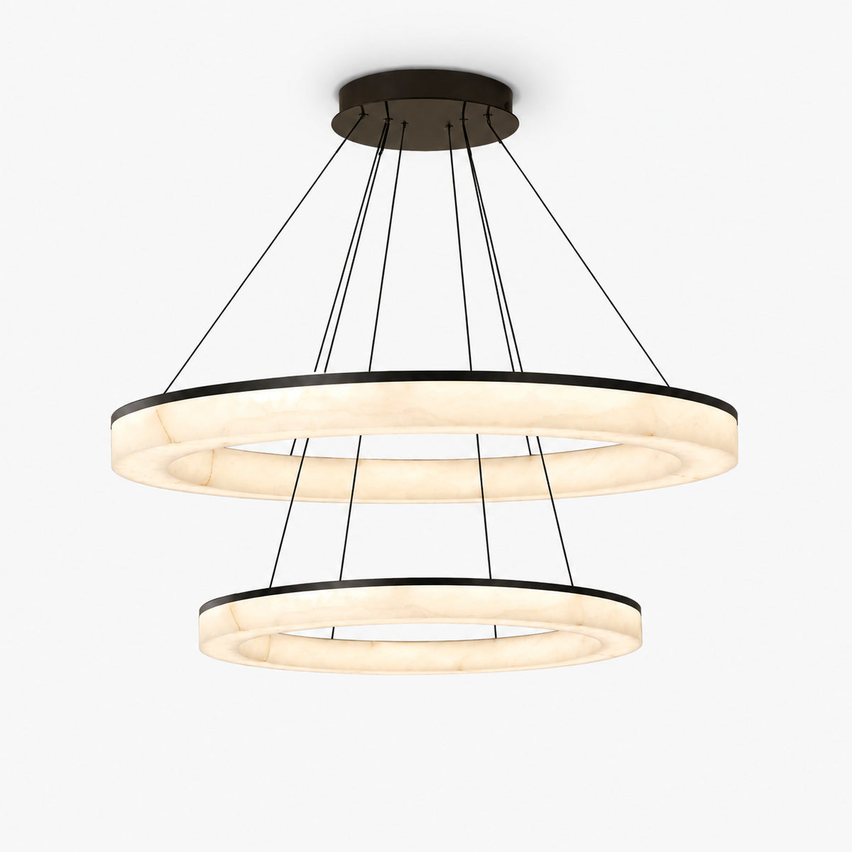 Avrn Novera black suspension double ring light