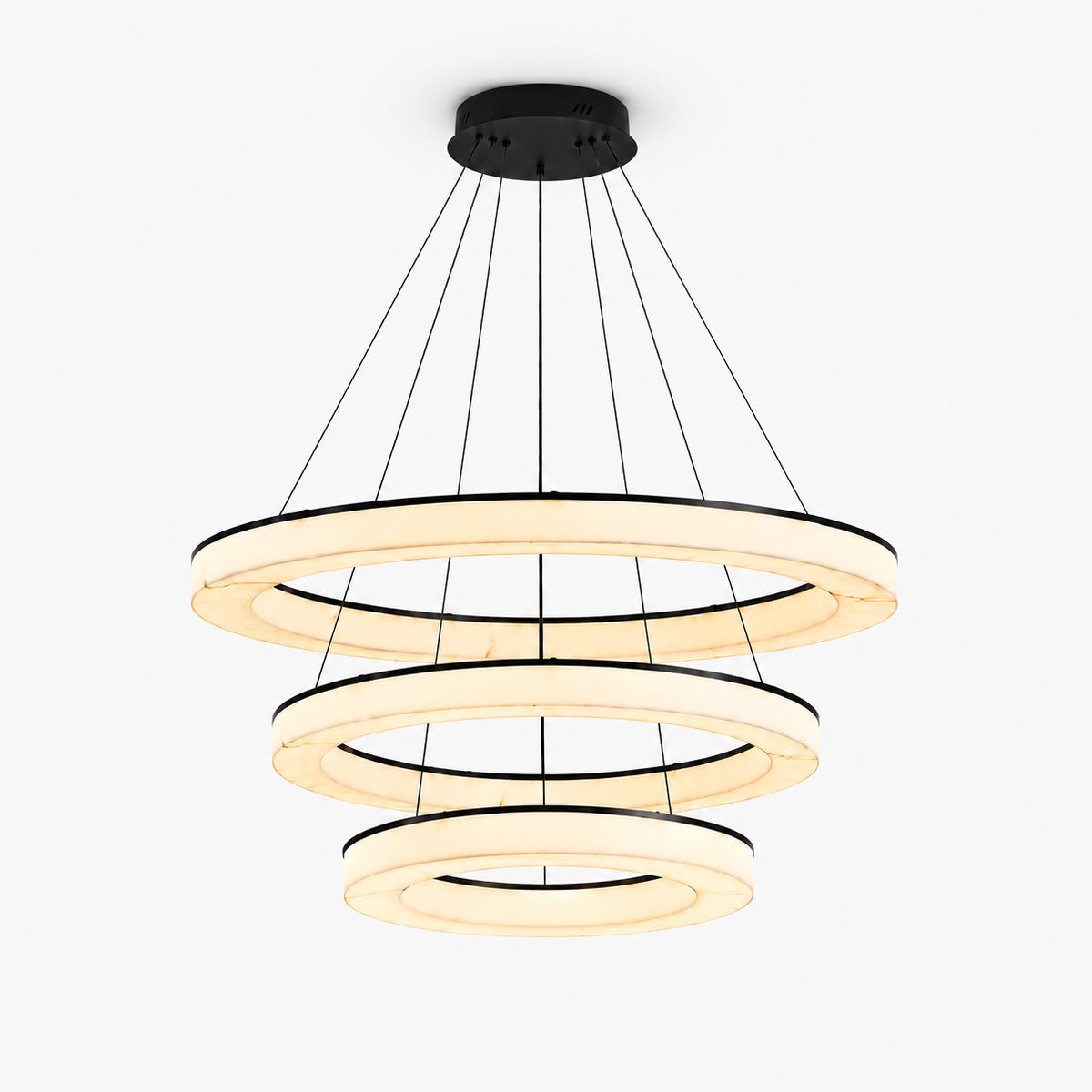 Avrn Novera black suspension polycyclic ring light