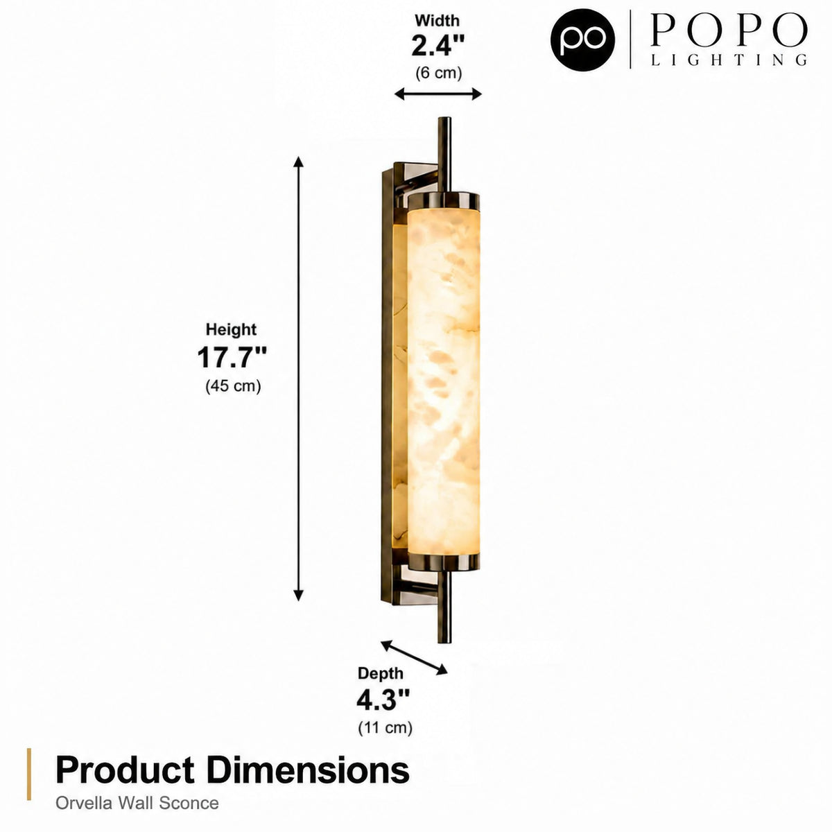 Orvella Alabaster Wall Sconce 2