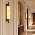 Avrn Orvella alabaster wall sconce