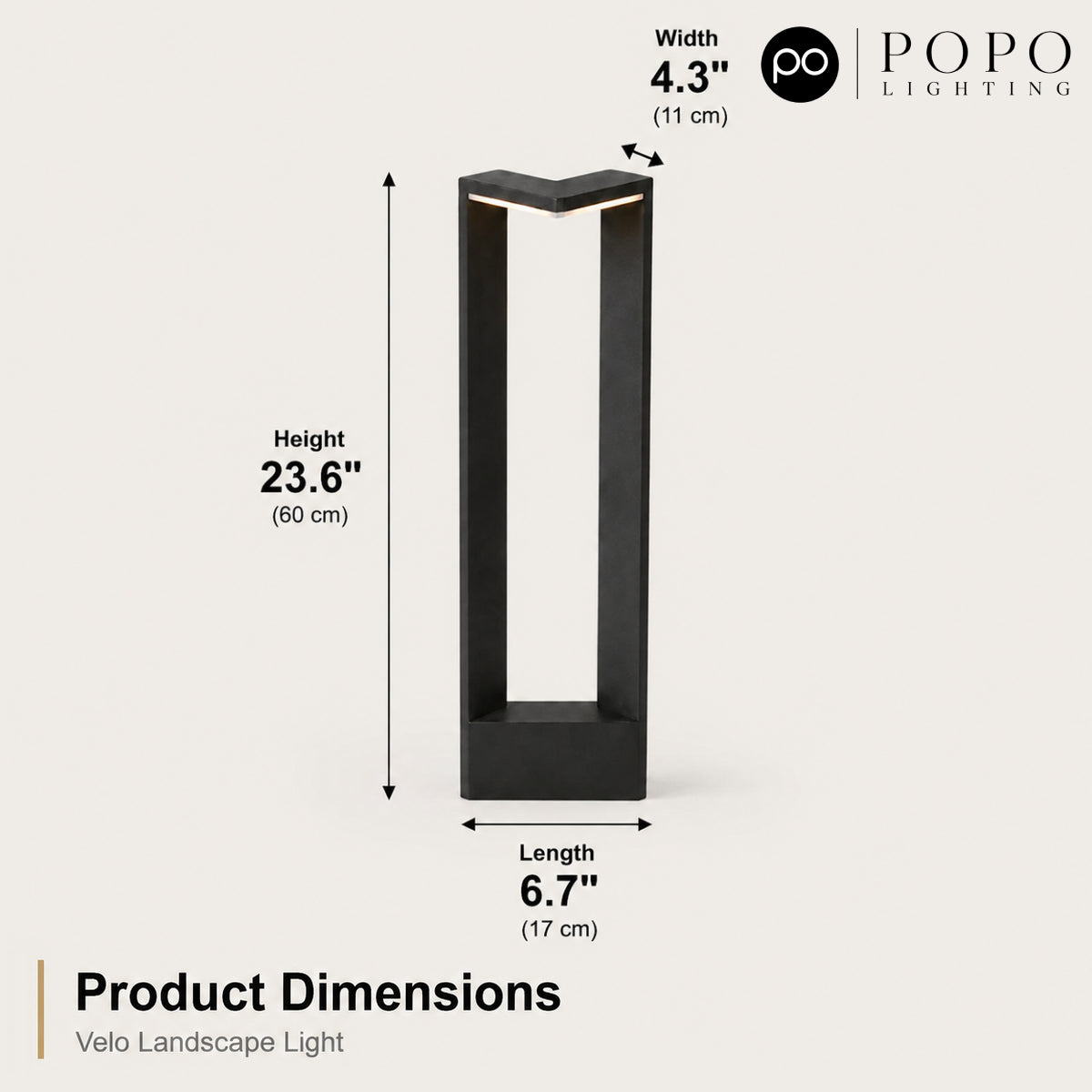 Velo Modern LED Landscape Light 7