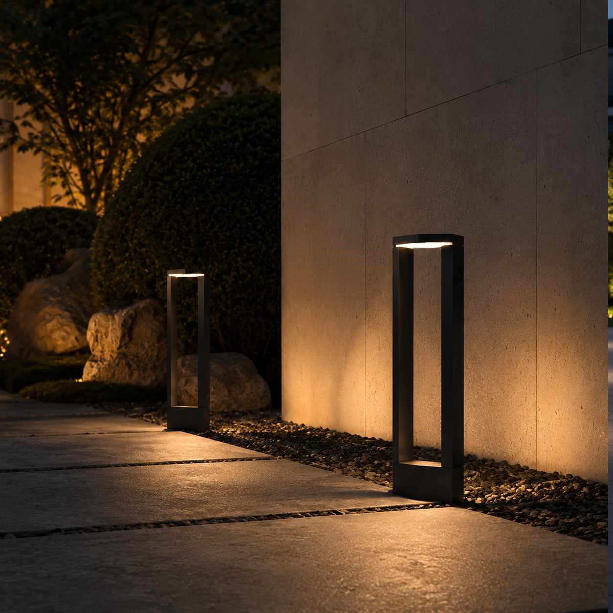 Avrn Velo rectangular aluminum landscape light
