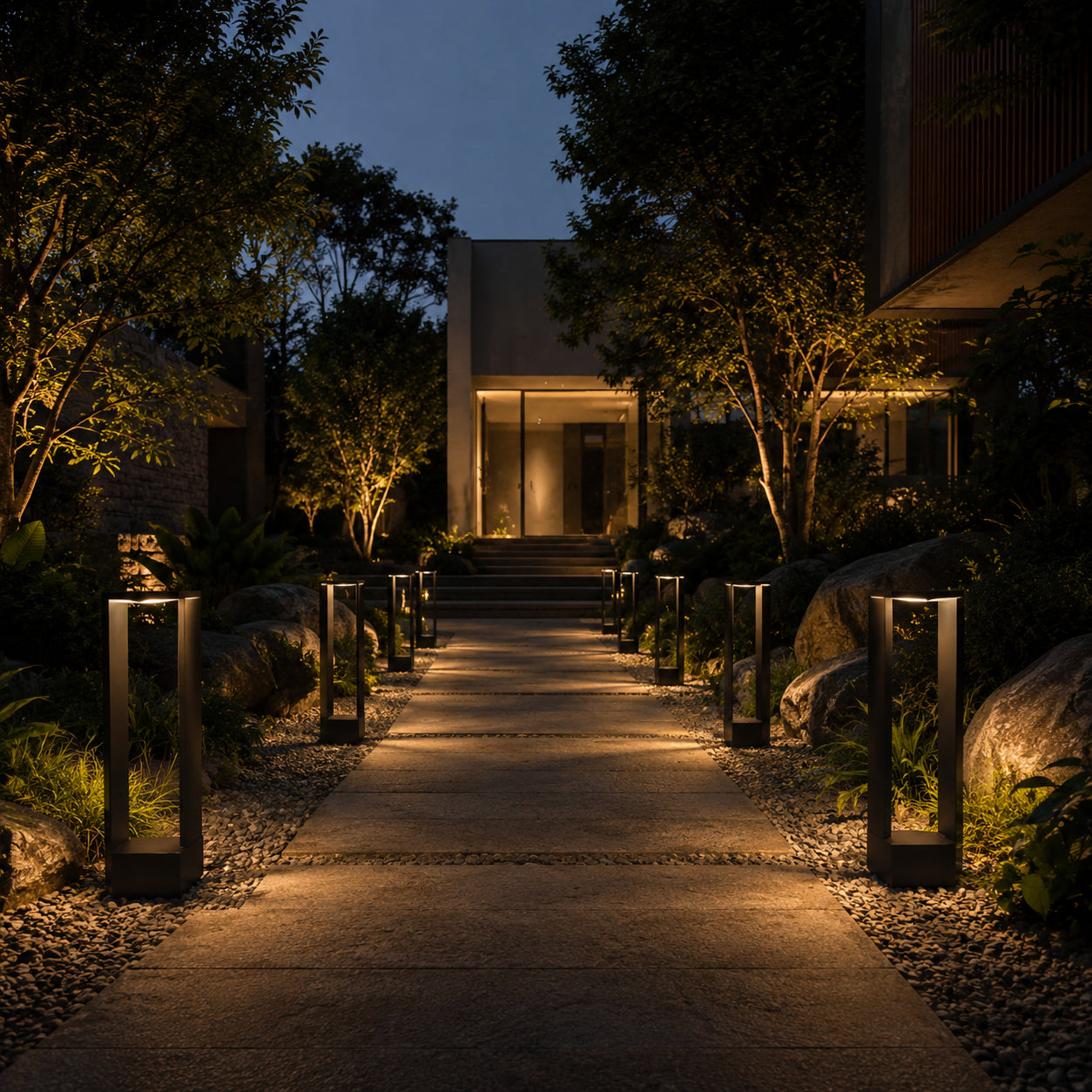 Avrn Velo LED path light for patio and driveway