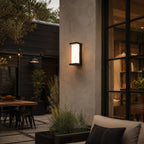 Zenith vertical IP65 LED outdoor wall light for entryway